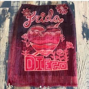 Custo Barcelona Frida/Diego Skirt Size Small